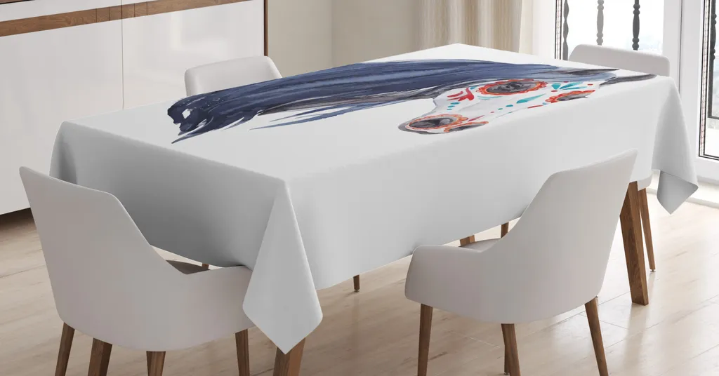Idee Regalo Casa: Tovaglia ABAKUHAUS Cavallo Orientale Indaco
