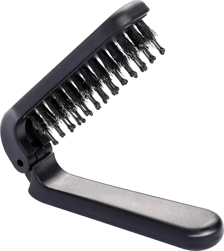Mini Pettine Pieghevole per Famiglia - Setole Cinghiale Anti-Statico
