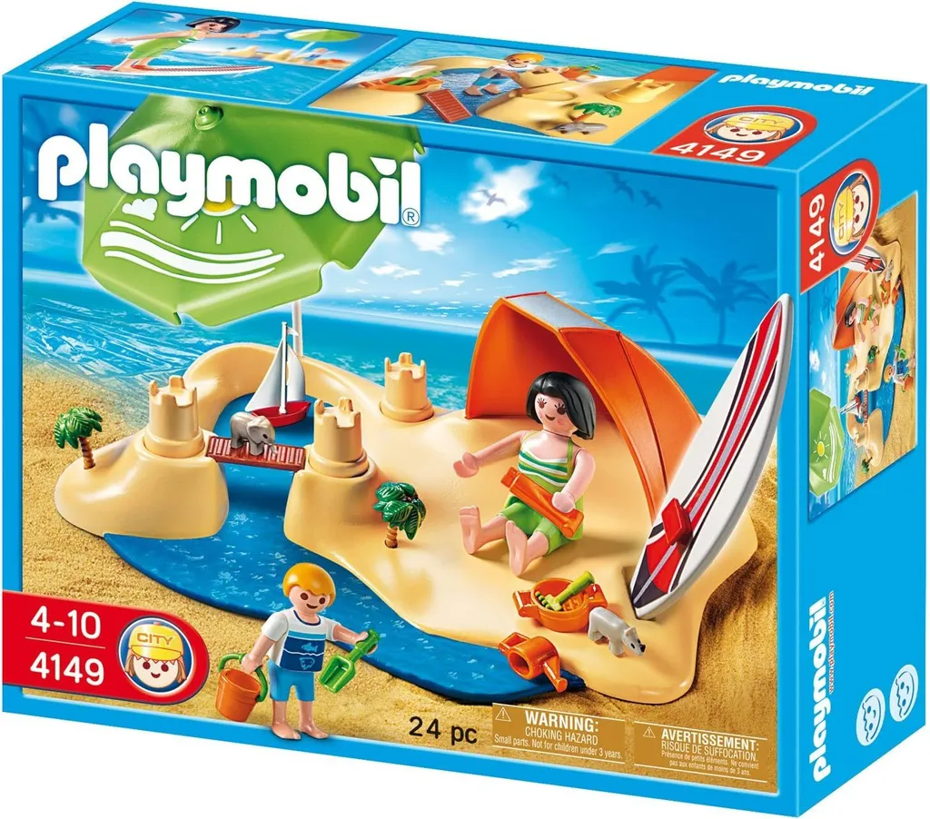 Jouet de vacances PLAYMOBIL 4149 pour s'amuser au bord de l'eau été