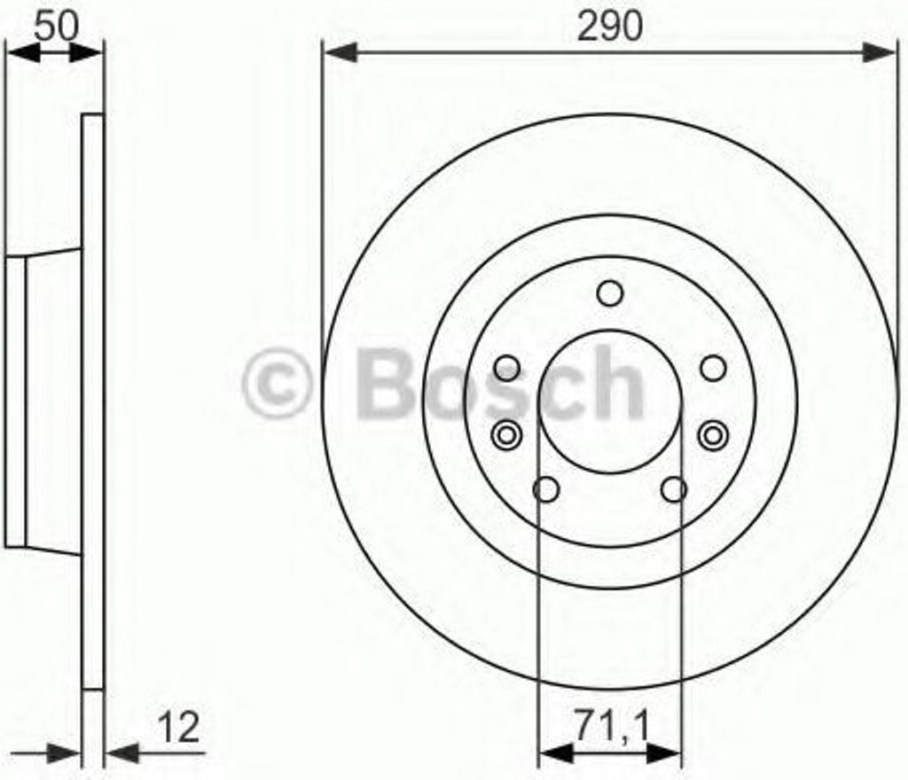 BOSCH Bremsscheiben (2 Stück) 0 986 479 311