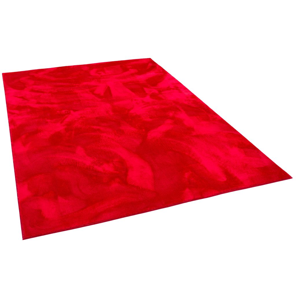 Kinder und Jugend Super Soft Fellteppich Pearl Kids, Größe:200x290 cm, Farbe:Rot