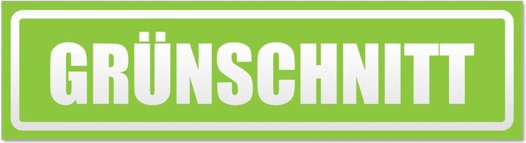 Kiwistar - Autoaufkleber - Lindgrün - 60 x 16 cm - Grünschnitt invertiert - Hinweis Aufkleber Sticker für Auto, Kfz, Fahrrad, PKW, LKW