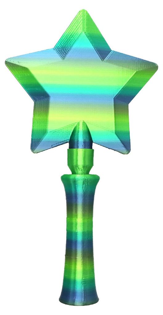 Einziehbarer magischer Feenstab-Kreditkartenhalter, 3D-gedruckter kontaktloser Zahlungskartenhalter mit Zauberermotiv, Zauberer-Design