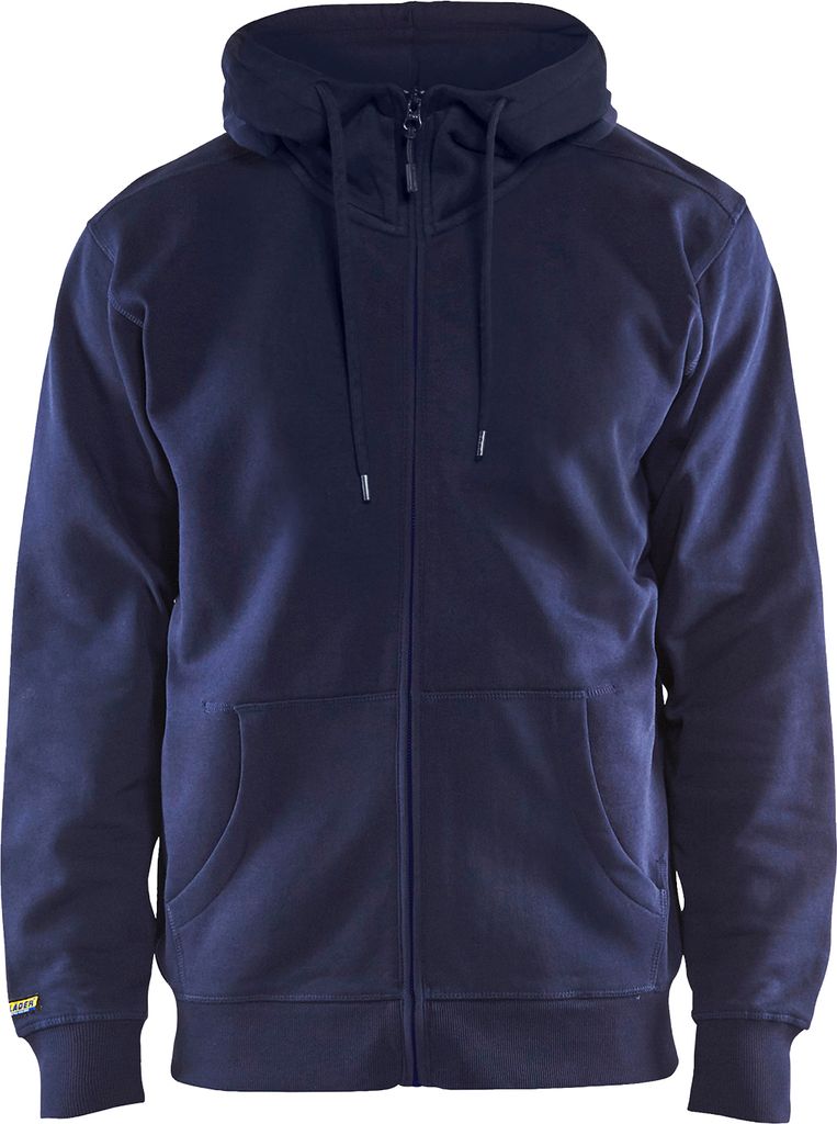 Blakläder Sweatshirt mit Kapuze und Reißverschluss 3366 1048 in div. Farben, Farbe:grau, Größe:L