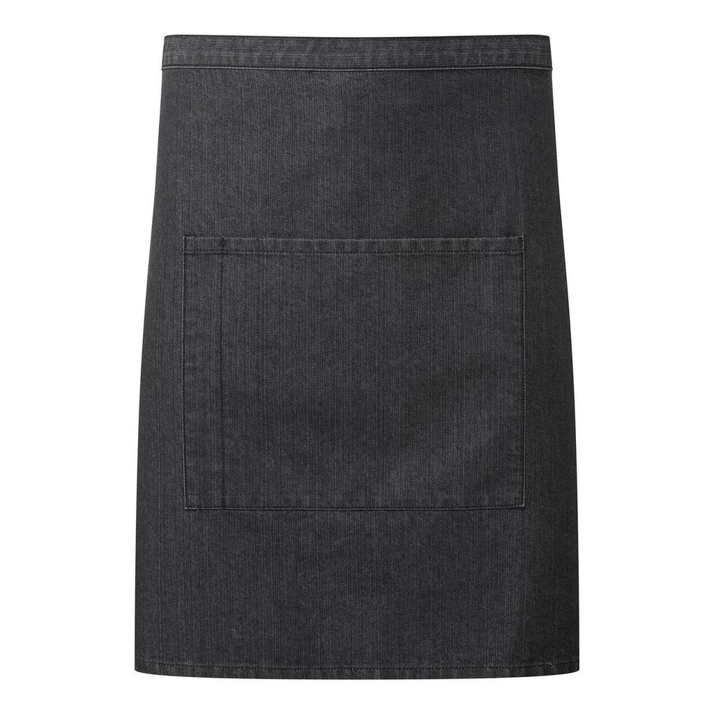 Premier - Kurze Schürze PC6768 (Einheitsgröße) (Jeans-Schwarz)