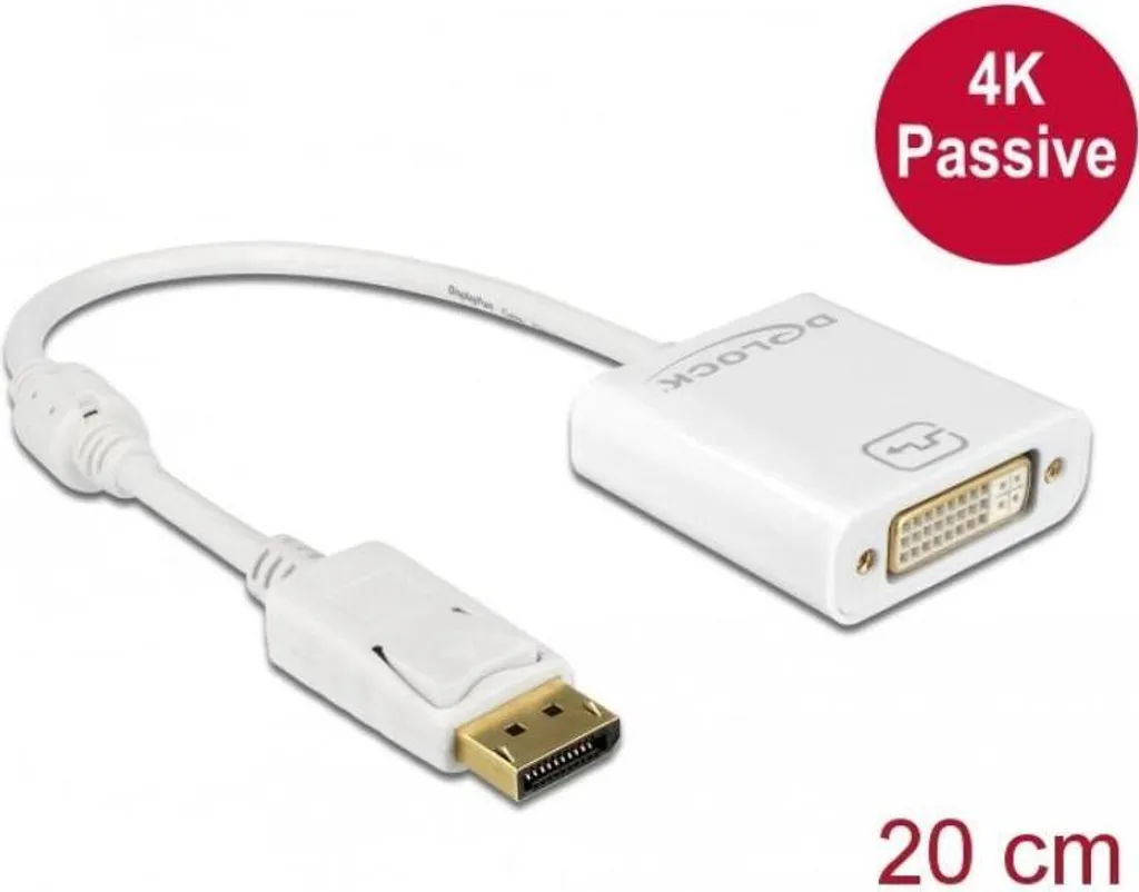 Adaptateur DisplayPort vers HDMI 4K pour Écran PC et Vidéoprojecteur DP