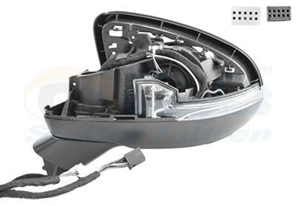 Rétroviseur chauffant avec mémoire pour Mercedes W177 - VAN WEZEL 2946855