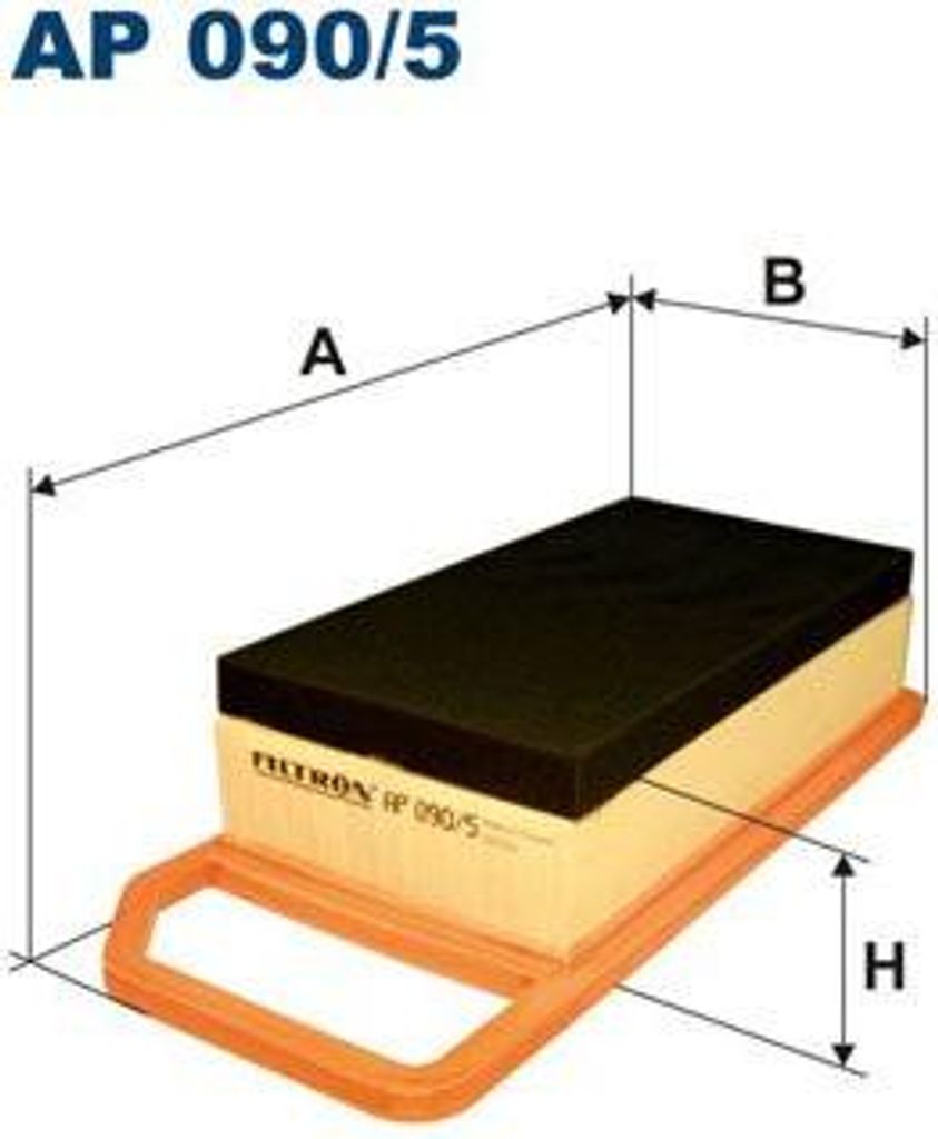 FILTRON AP 090/5 Luftfilter OE 1444EL kompatibel mit 407, C5