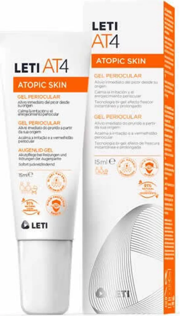 Leti At4 Gel Perioculare 15 ml | Sollievo Rapido Dermatite Atopica Occhi