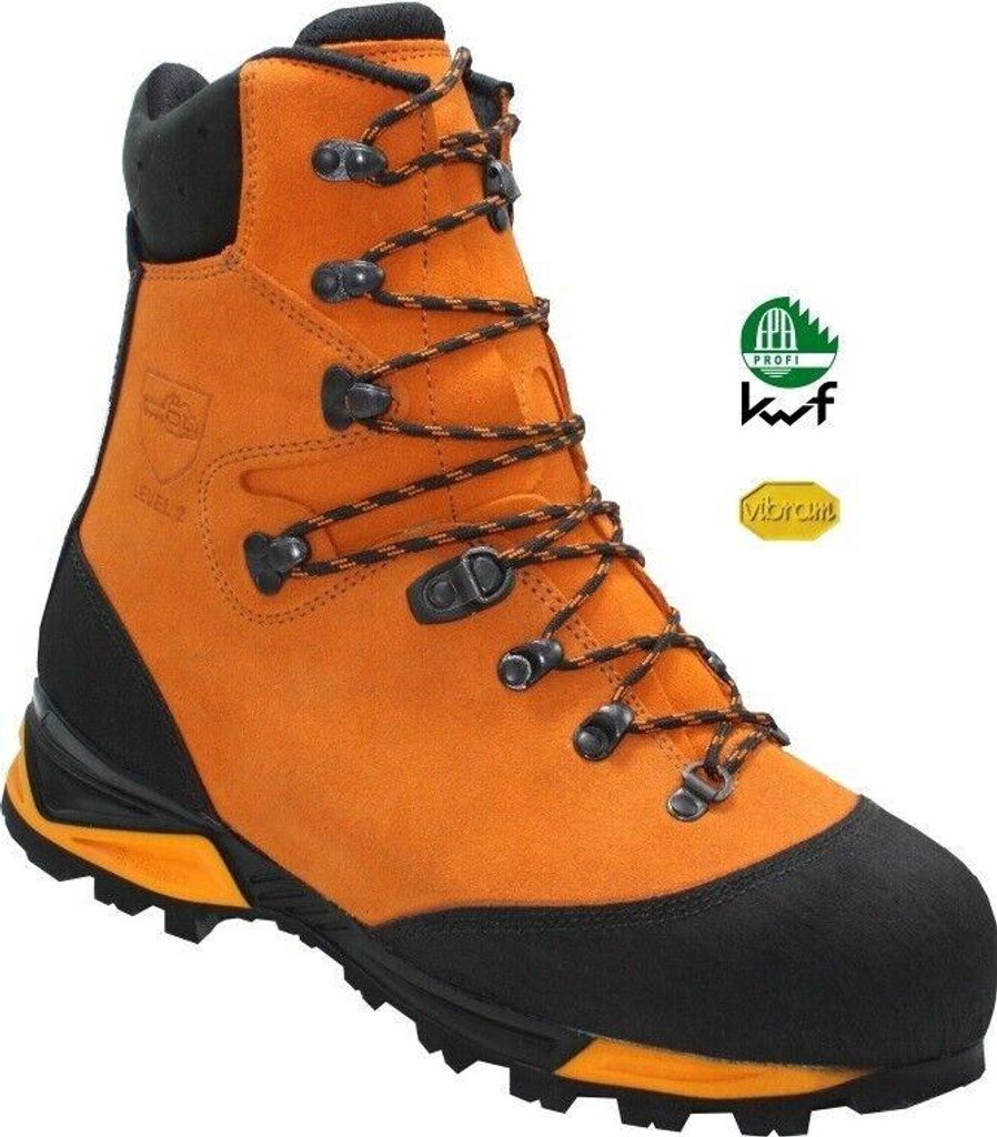 LONGSTONE Forststiefel KWF Profi Schnittschutz 2 Comfort Gr. 45