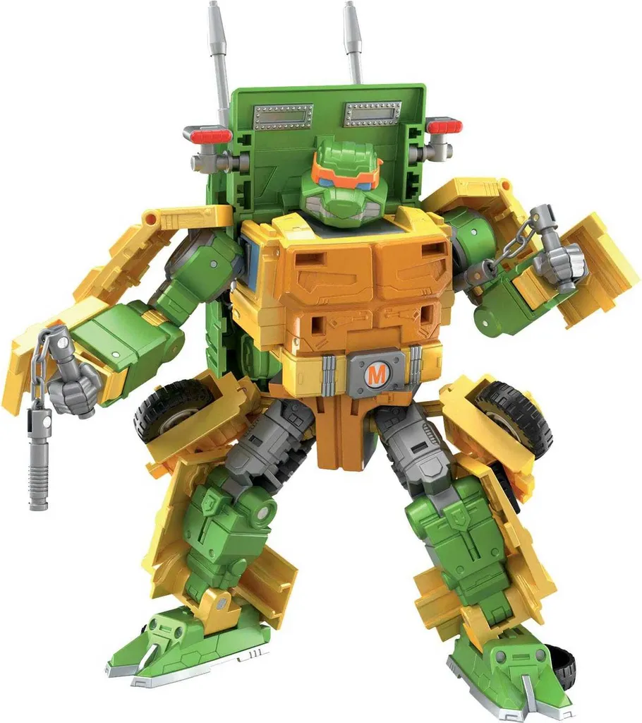 Robot Transformable Party Wallop Tortues Ninja et Transformers 24cm - 8