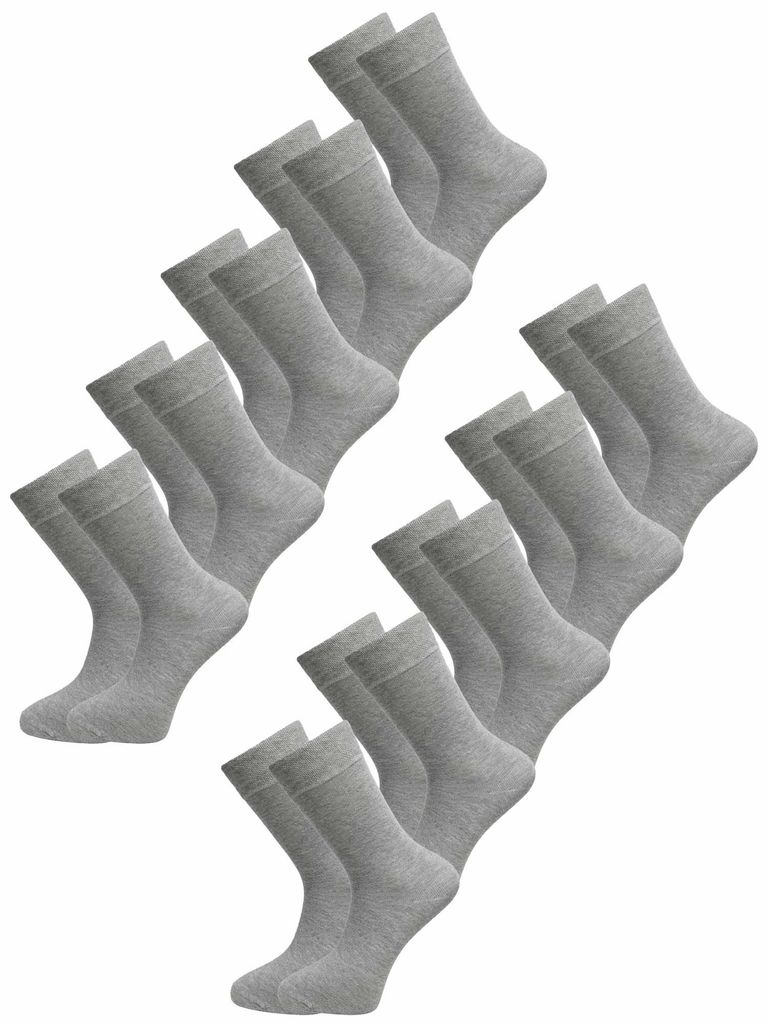 Tazzio Herren Socken 10er-Pack A908 (Grau, 39-42)