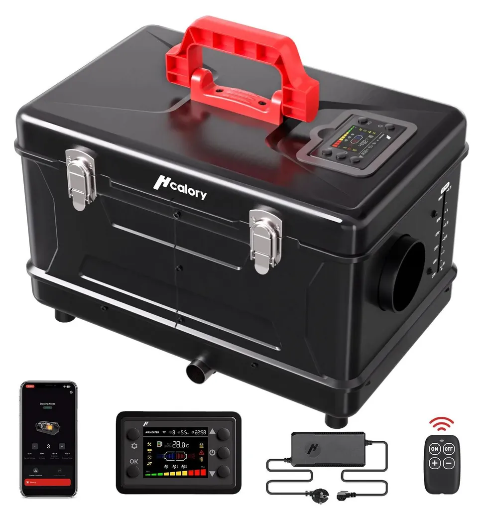 Chauffage d'appoint pour voiture noir 12V 150W - Modèle portable rapide