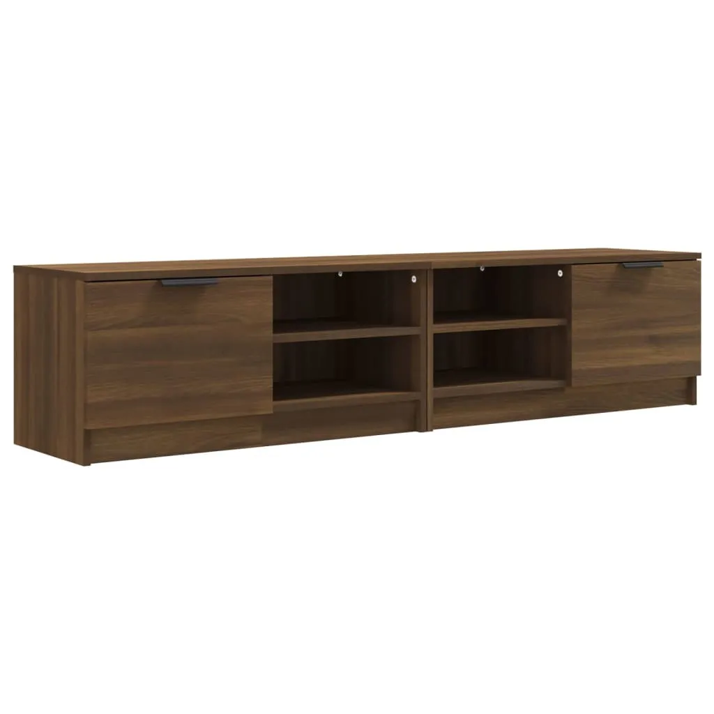 vidaXL Armoires TV 2 pcs Chêne Brun 80x35x36,5 cm en Bois Composite