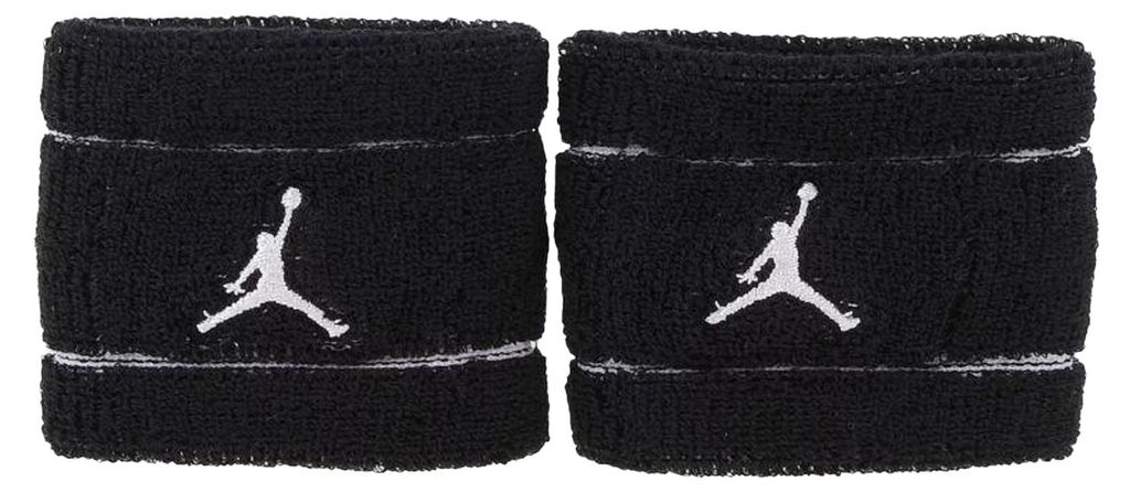 Nike - "Jordan" Frottee Armband 2er-Pack PP1870 (Einheitsgröße) (Schwarz)