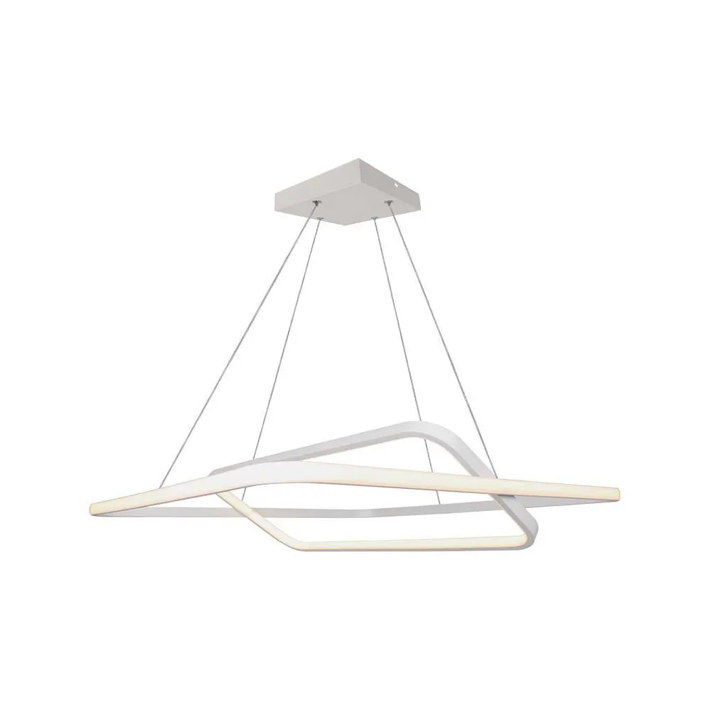 Suspension LED Anti-Éblouissement 3000K Blanche pour Confort Visuel