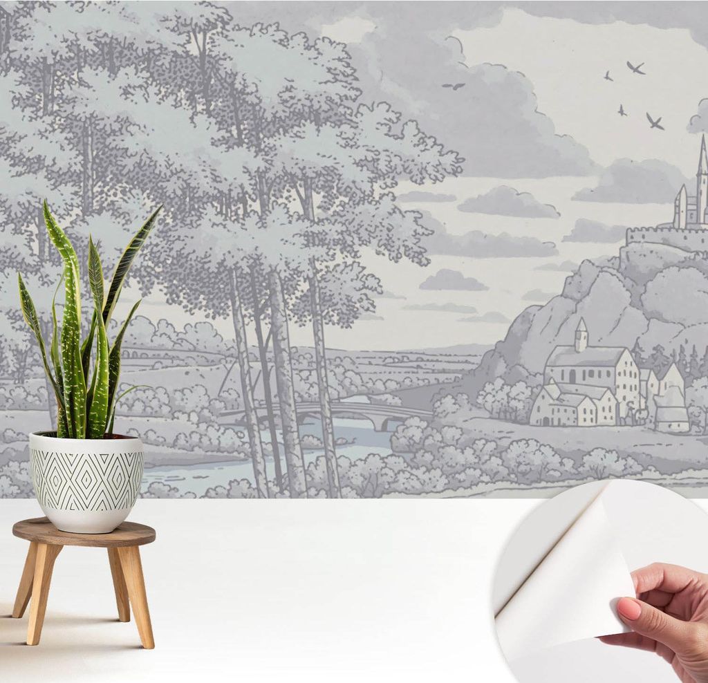 Fototapete selbstklebend - 208x146 cm - Tapete - Wandtapete - Wandbilder - Klebefolie - Dekofolie - Tapete Folie - Wand - Dekoration - Wohnzimmer -...