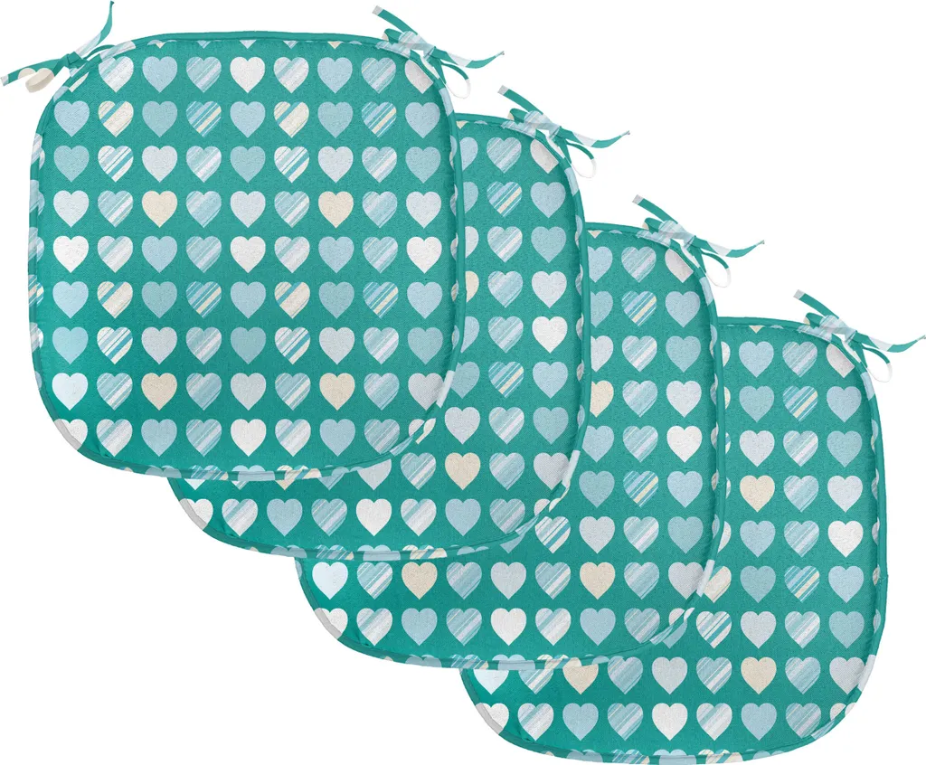 Cuscini Sedie Shabby Chic Cuore ABAKUHAUS Verde Seafoam 40x40