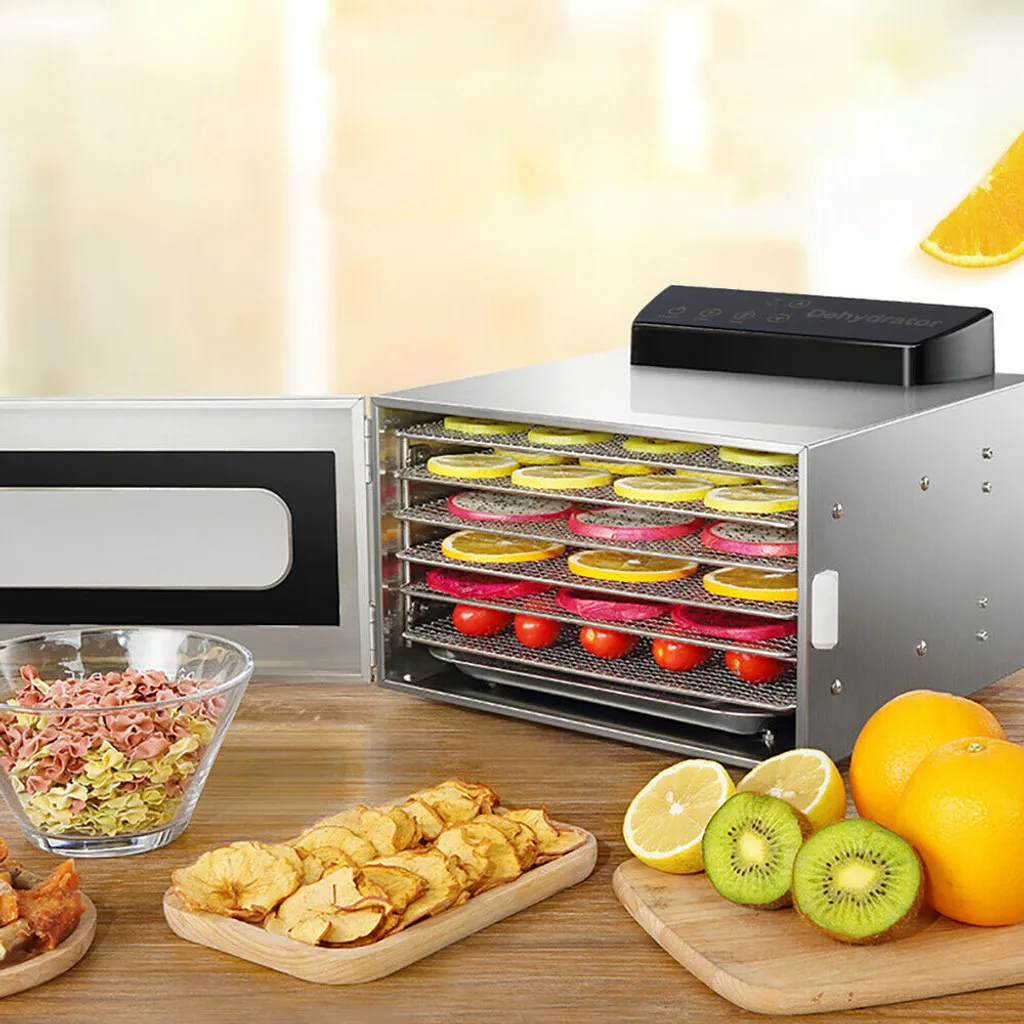 Déshydrateur 6 niveaux : fini le gaspillage avec le séchage de fruits