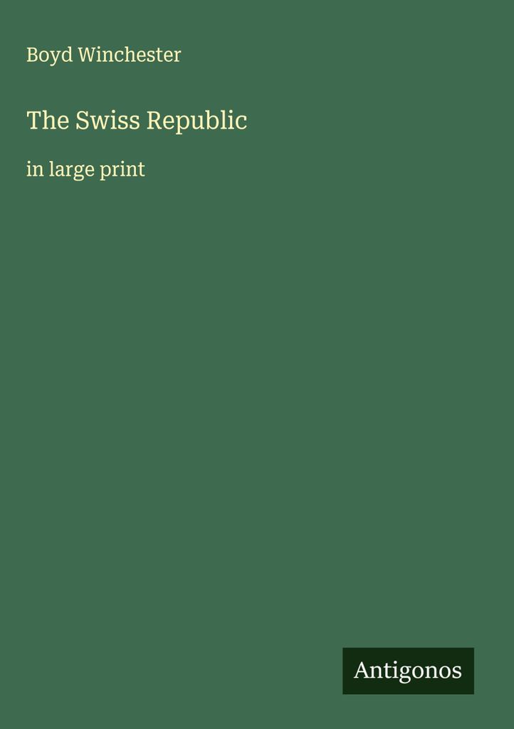 Die Schweizer Republik