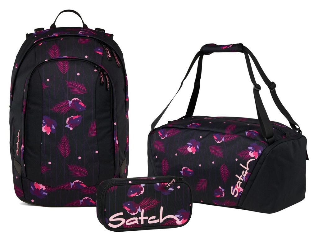 Satch Schulrucksack-Set AIR Mystic Nights 3-teilig, Produktbild 
