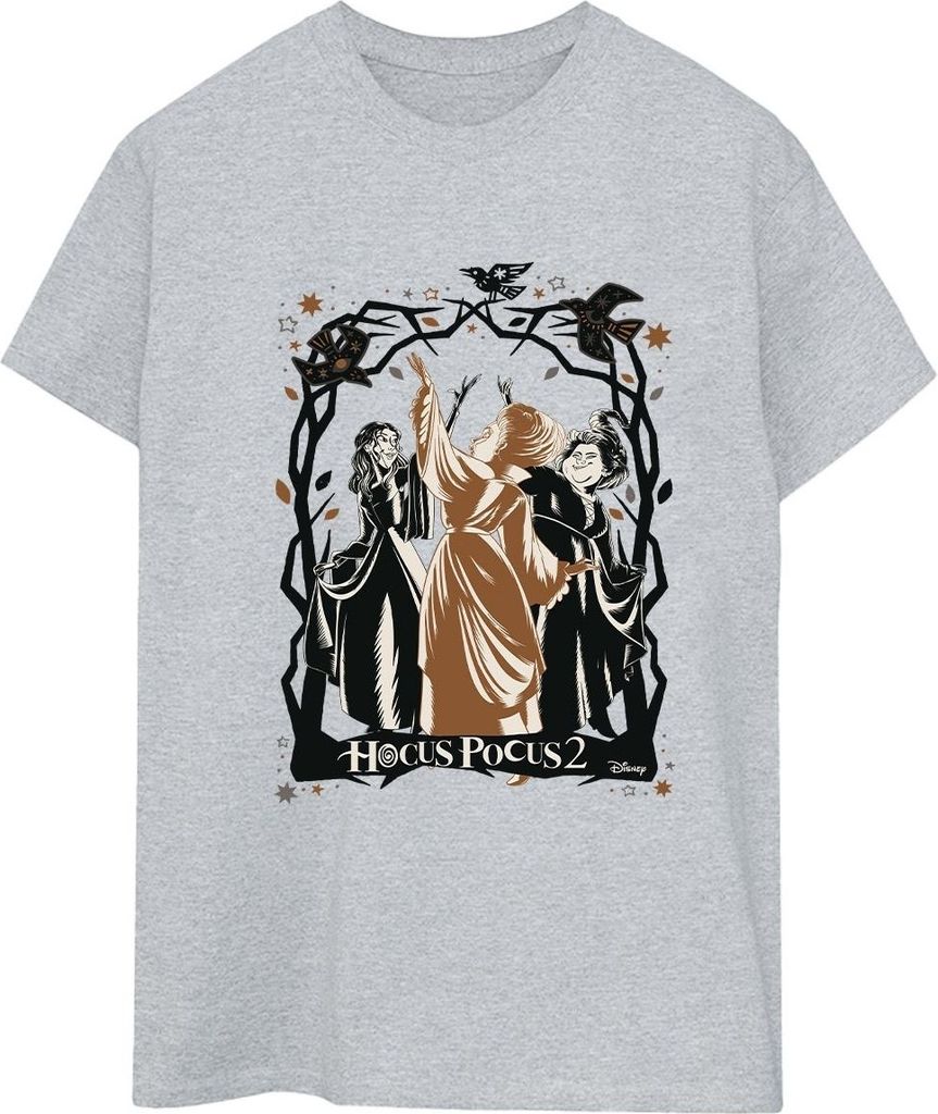 Disney - "Hocus Pocus" T-Shirt für Damen BI20246 (L) (Grau)