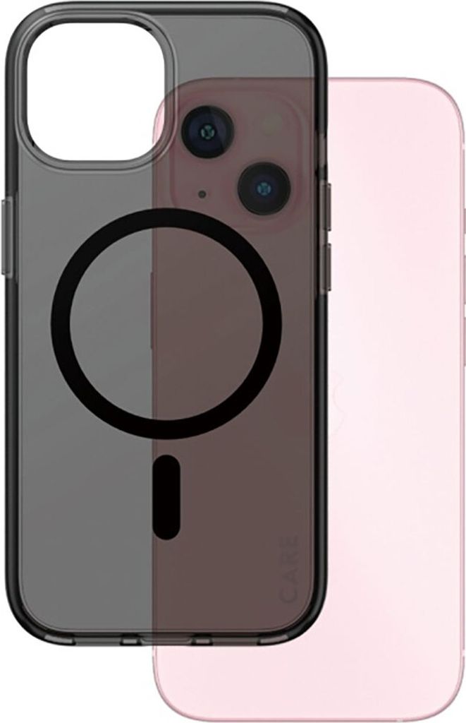 CARE von PanzerGlass Flagship Case Apple iPhone 15 MagSafe rauchig
