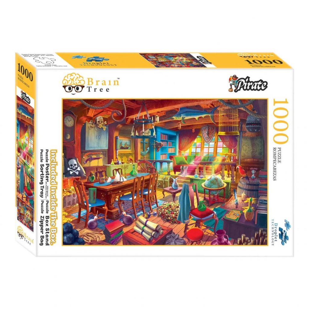 Brain Tree Puzzle Piratenkabine 1000 Teile