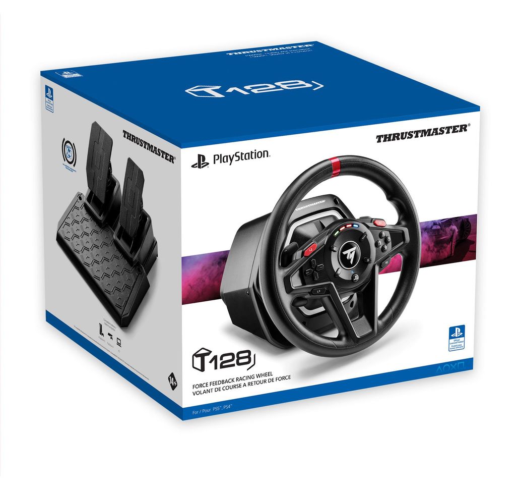 ThrustMaster T128 - Ensemble volant et pédales - filaire - Image du produit 