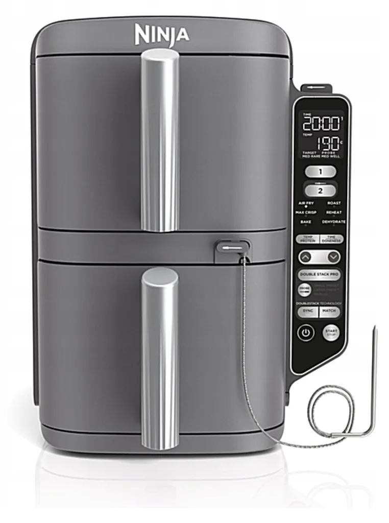 Air Fryer Ninja SL451EU 2 Tiroirs pour Repas de Famille Sains et Rapides