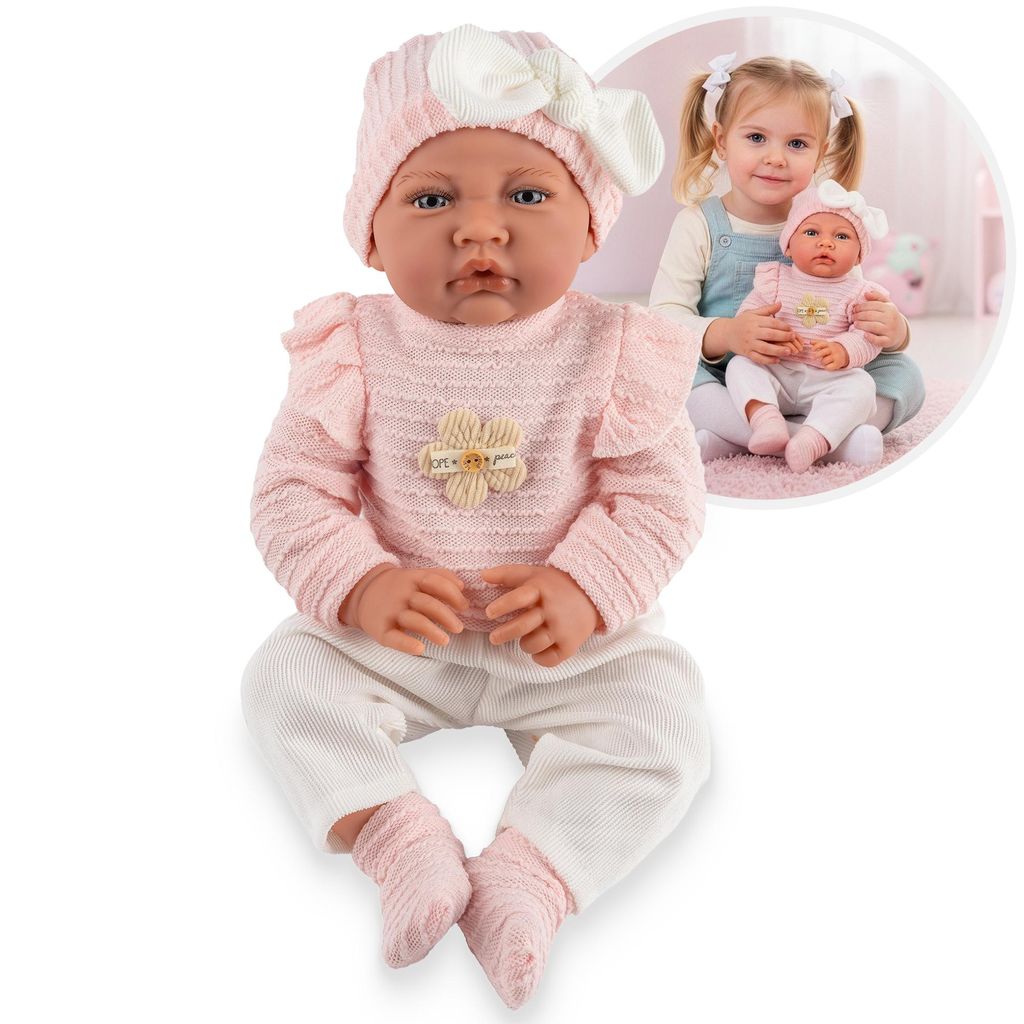 Babypuppe Lili 41 cm – sprechend & interaktiv – Softkörper, Produktbild 