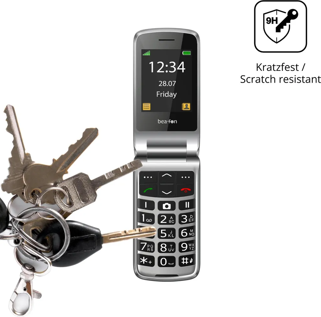 Vetro Flessibile 9H per Beafon SL645 - 2x Pellicole Protettive dipos - 3
