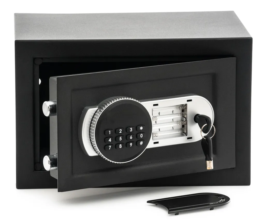 Coffre-fort G21 blindé 31cm avec code programmable et clé de secours - 14