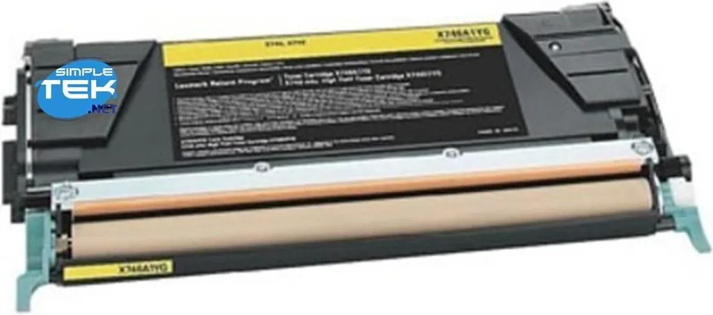 Toner Giallo Lexmark C746 C748 Compatibile: Colori Pop a Piccolo Prezzo
