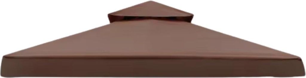 Bolt Edge Ersatzdach für Pavillon 3×3 m – Wasserdichtes 300D-Polyester Dach in Braun – Ersatz-Zeltdach für Partypavillon – Atmungsaktiv & ...