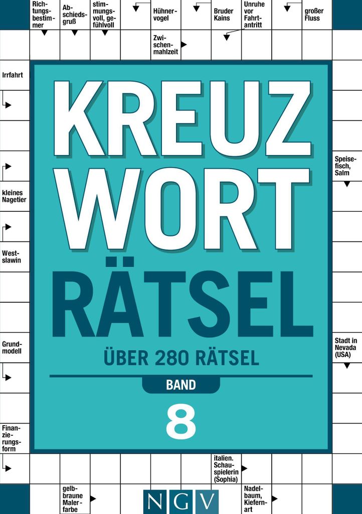 Kreuzworträtsel - Band 8 I Über 280 Rätsel für Erwachsene Produktbild 