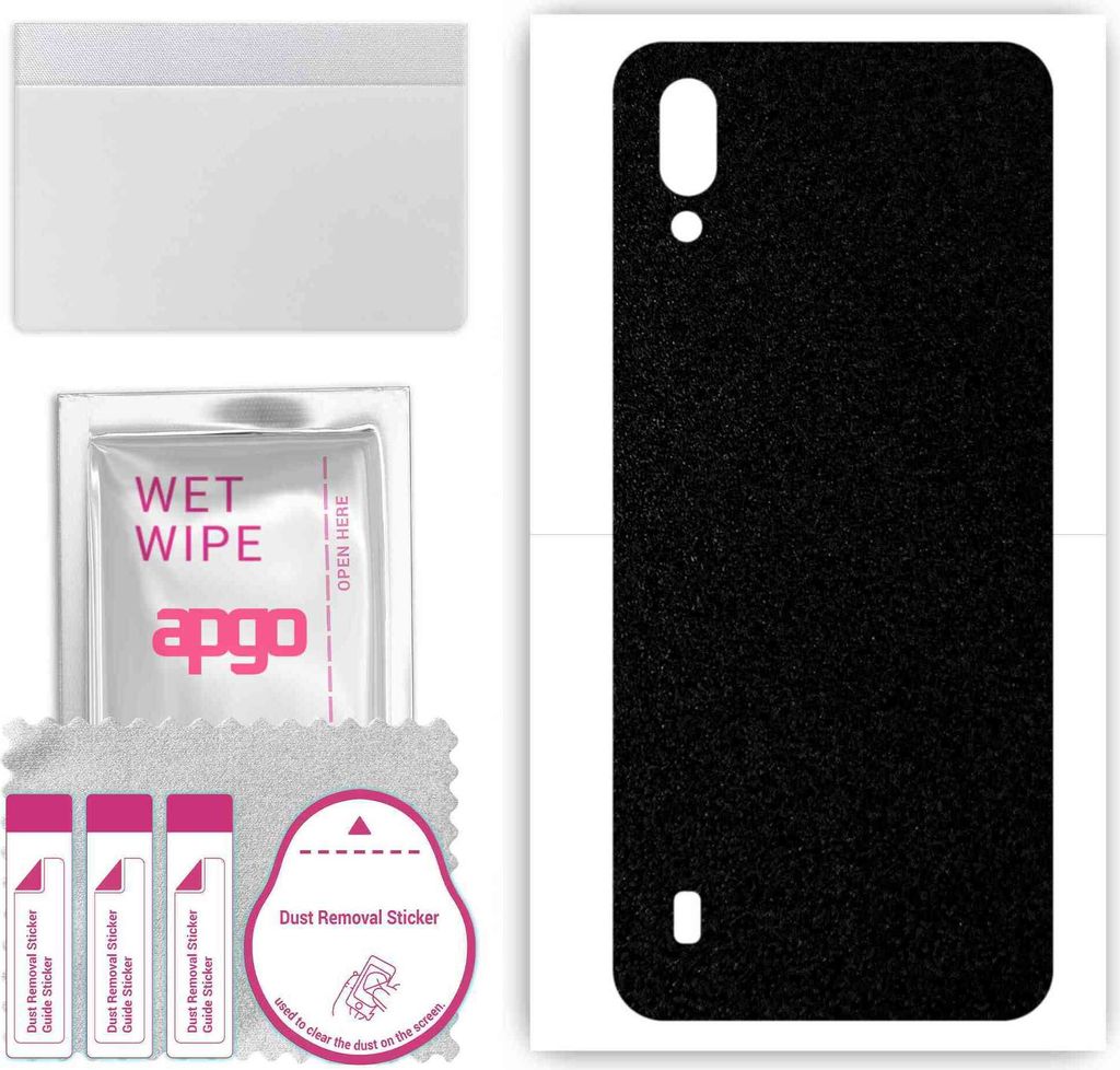 apgo Rückseite Schutzfolie, Skin, kompatibel mit ZTE Blade A51 Lite, Hinten Displayschutzfolie aus Vinylfolie, kratzfest, einfache Montage - Matts...