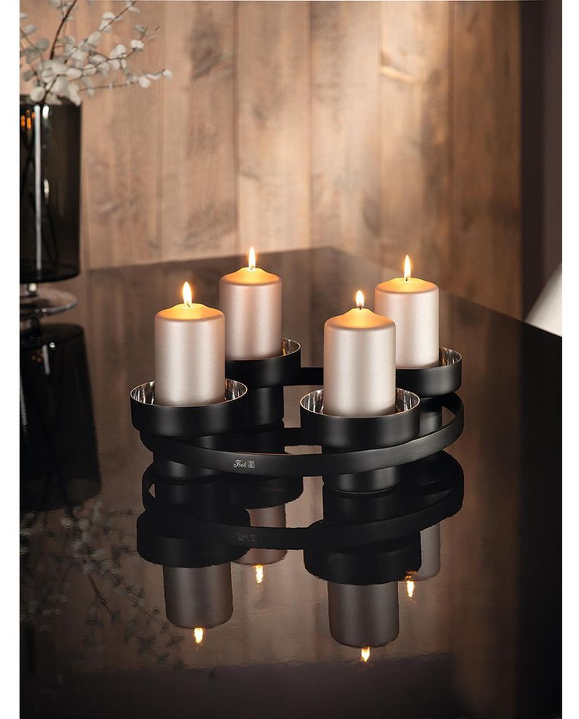 FINK Kranz TUVA 4-flammig, Adventskranz - Aluminium Produktbild 