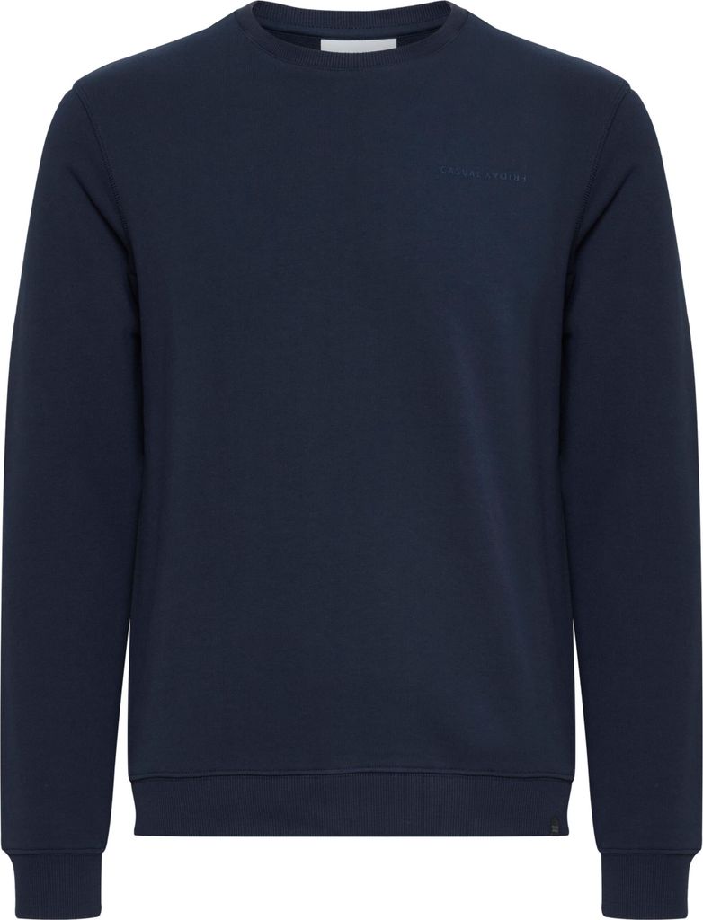 CASUAL FRIDAY CFSeverin Herren Sweatshirt Pullover Pulli mit Rundhalsausschnitt aus 100% Baumwolle