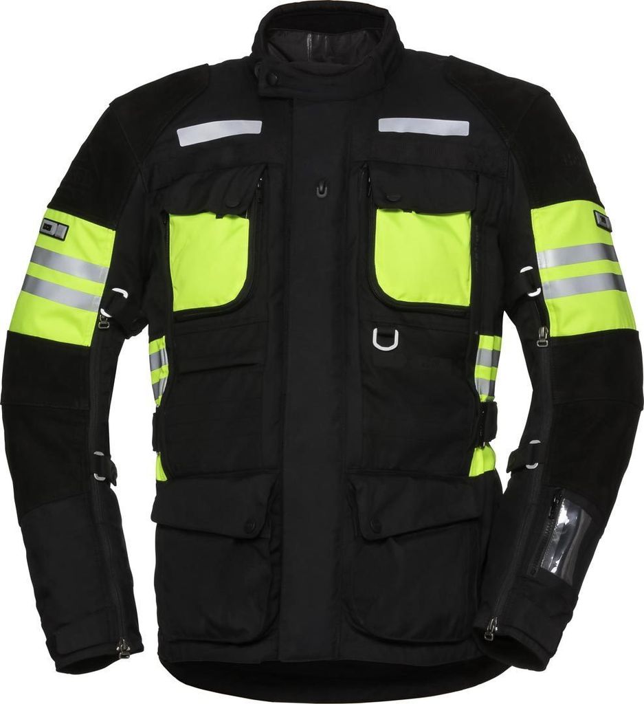 IXS X-Tour LT Montevideo-ST Motorrad Textiljacke, schwarz/gelb, M