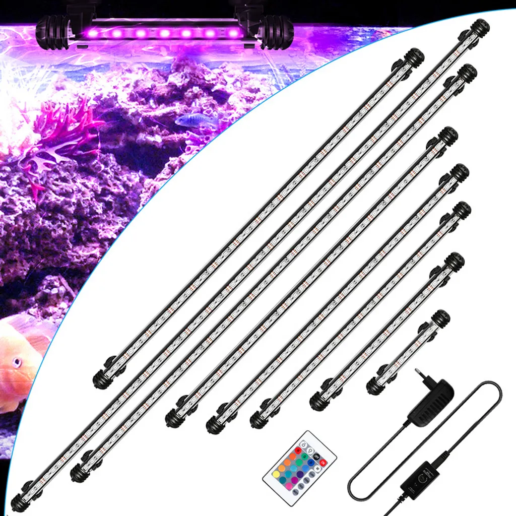 Jiubiaz 57cm LED RGB - Illuminazione Design per Acquari e Fontane