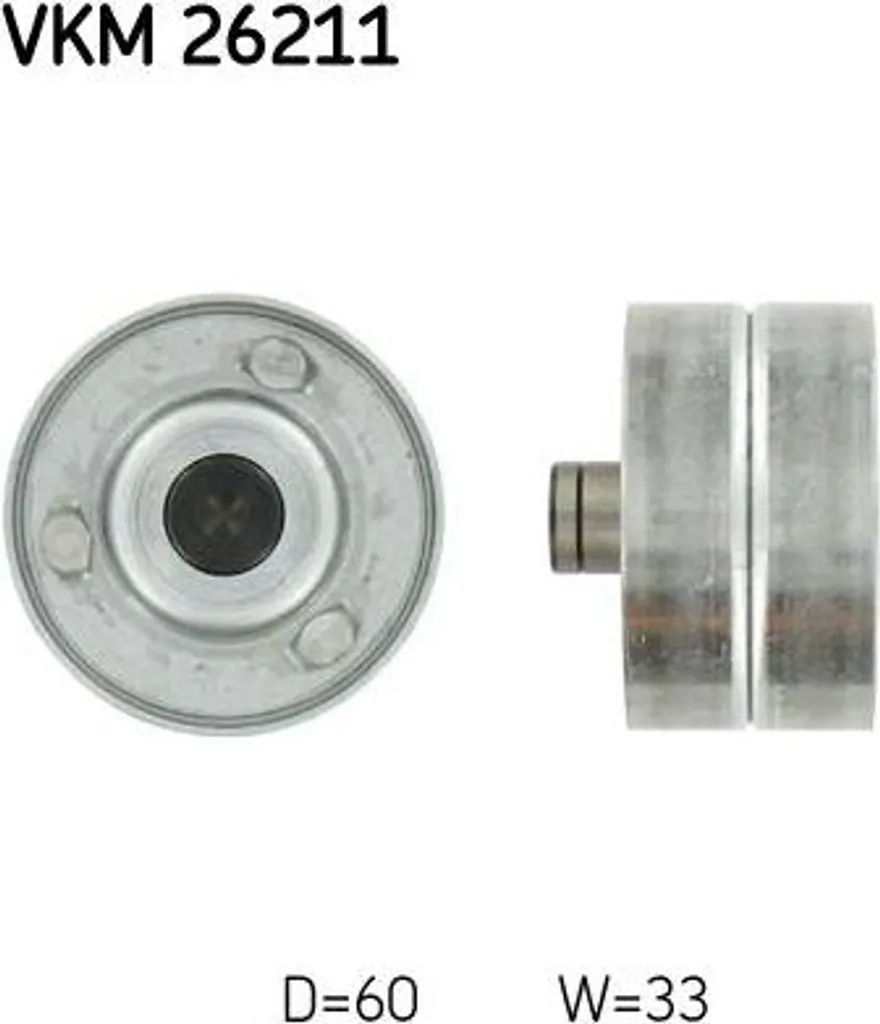 Supprimer les bruits de courroie avec le galet SKF VKM 26211