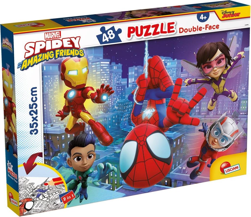 Lisciani Marvel Puzzle M-Plus 48 Spidey