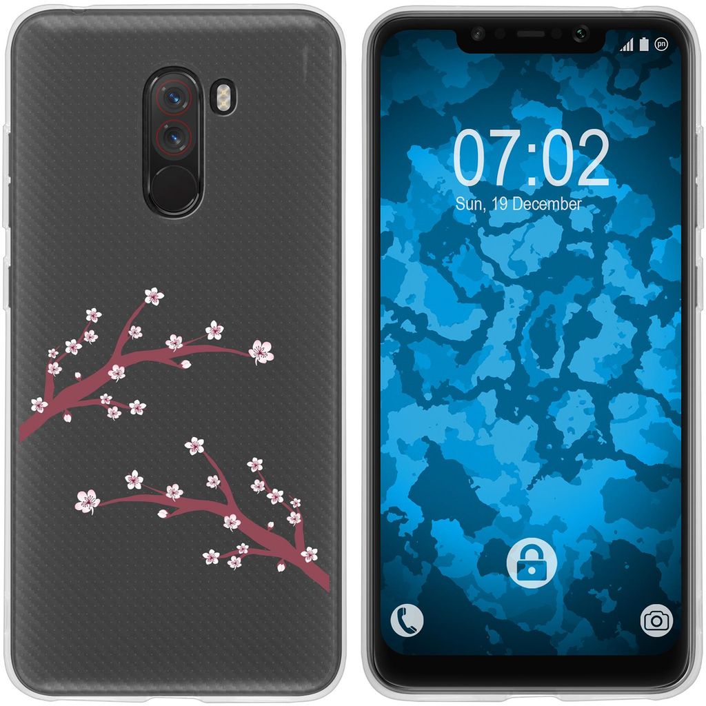 PhoneNatic Case kompatibel mit Xiaomi Pocophone F1 Silikon-Hülle Ostern M1