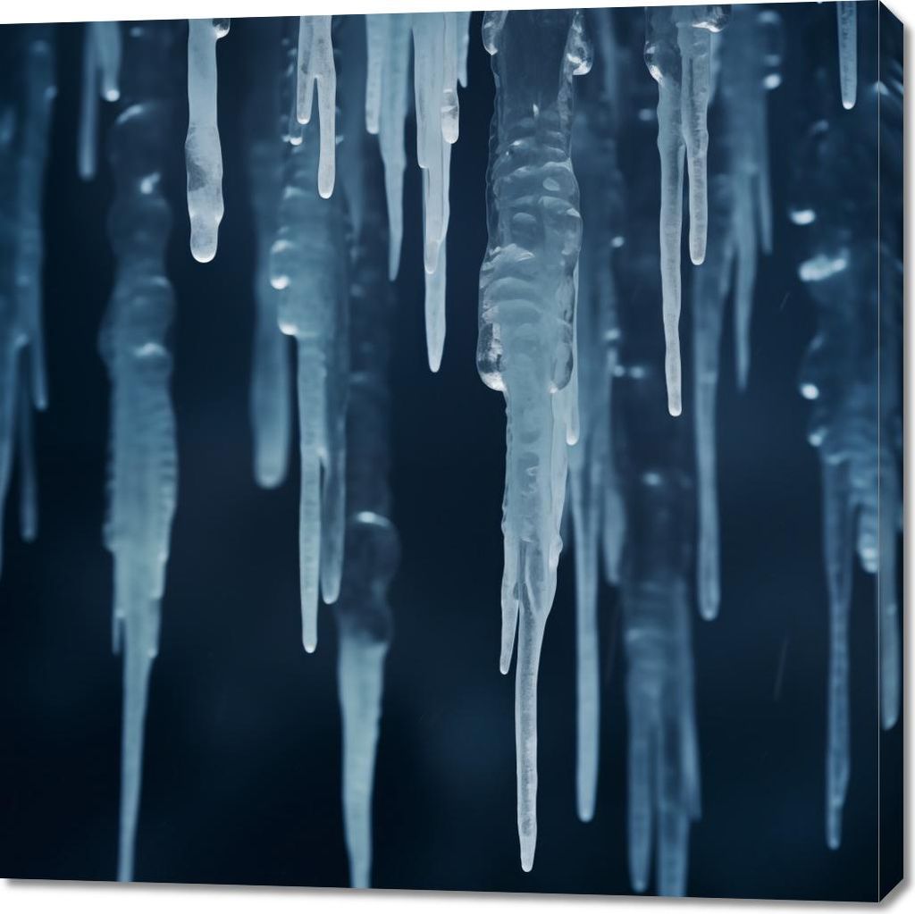 Bild 100x100cm Winterflüstern