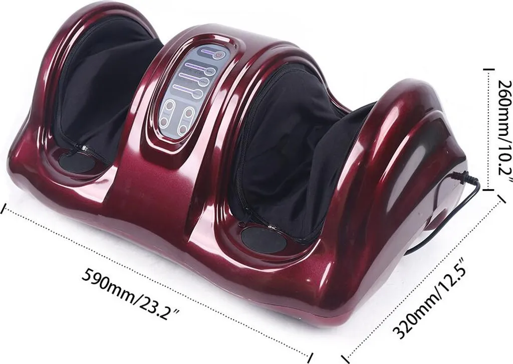 Appareil massage pieds multi-programmes design ergonomique noir mat