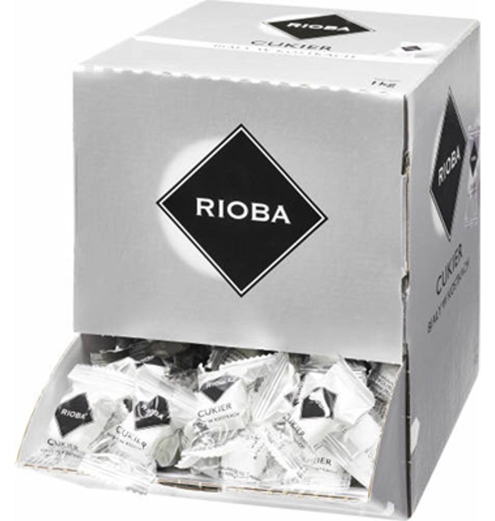 Cukier Biały w kostkach 1 kg - Rioba Zdjęcie produktu 