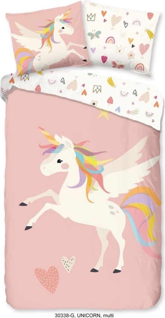 Good Morning Kinder-Bettwäsche-Set Unicorn 140×200/220 cm Produktbild 