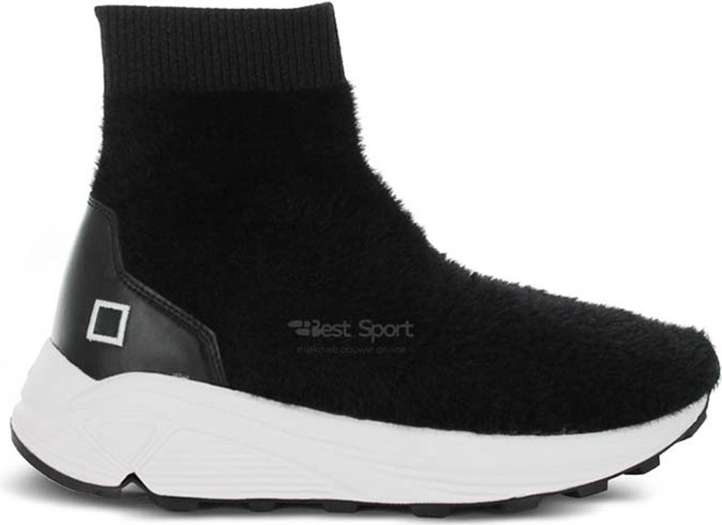 D.A.T.E. Damenstiefel schwarz DAFNE isoliertes Leder Anti-Rutsch Slip-on 36