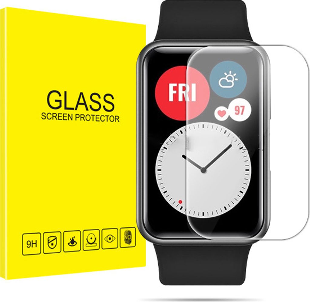 INF 3D Gebogene Soft Folie Displayschutzfolie für Huawei Watch Fit - 2er Pack